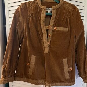 Brown Corduroy Pullover Shirt
